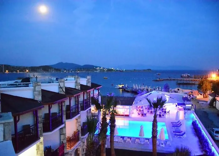 Comfy With Shared Pool Near Hotell Bodrum